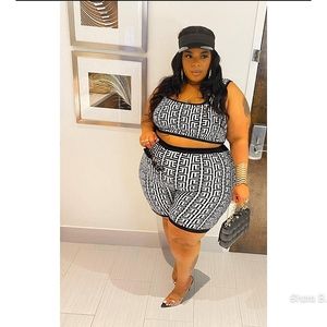 Tribal 2 Piece Short Set